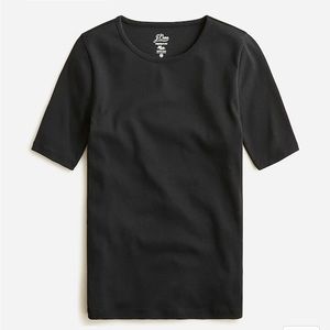 NWT J.Crew Perfect Fit Tee - black XL